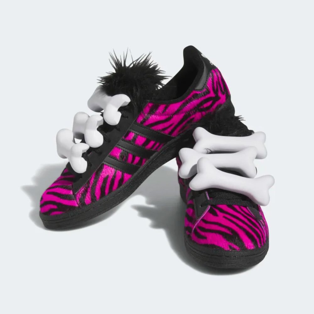👟 ADIDAS X JEREMY SCOTT BONES CAMPUS 80 SHOES SIZE:9.5 HQ4494